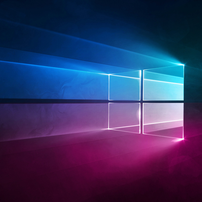 An image of the Microsoft Windows icon on a purple and blue background | IT Support for Small Businesses in Falkirk